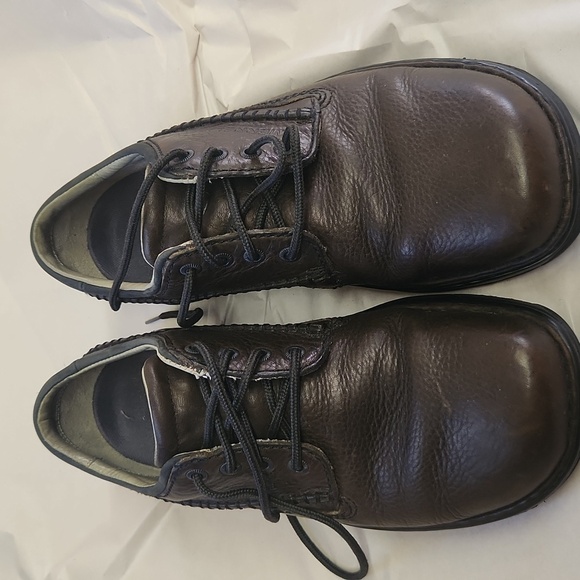Merrell men's size 9 lace up brown EUC - Picture 1 of 7